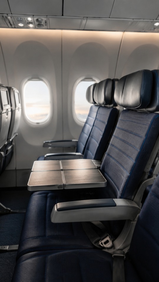 United Airlines A321XLR Economy Plus - 4K Phone Background