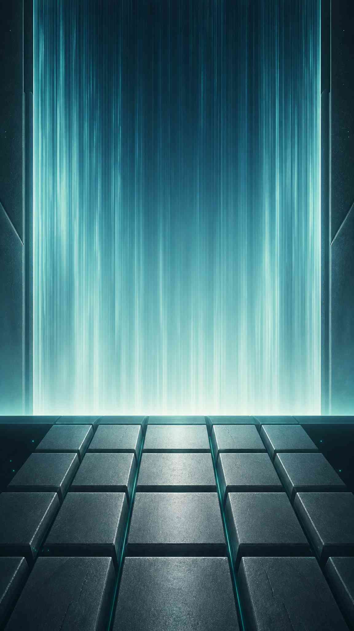 Cyber Digital Waterfall - 4K Background