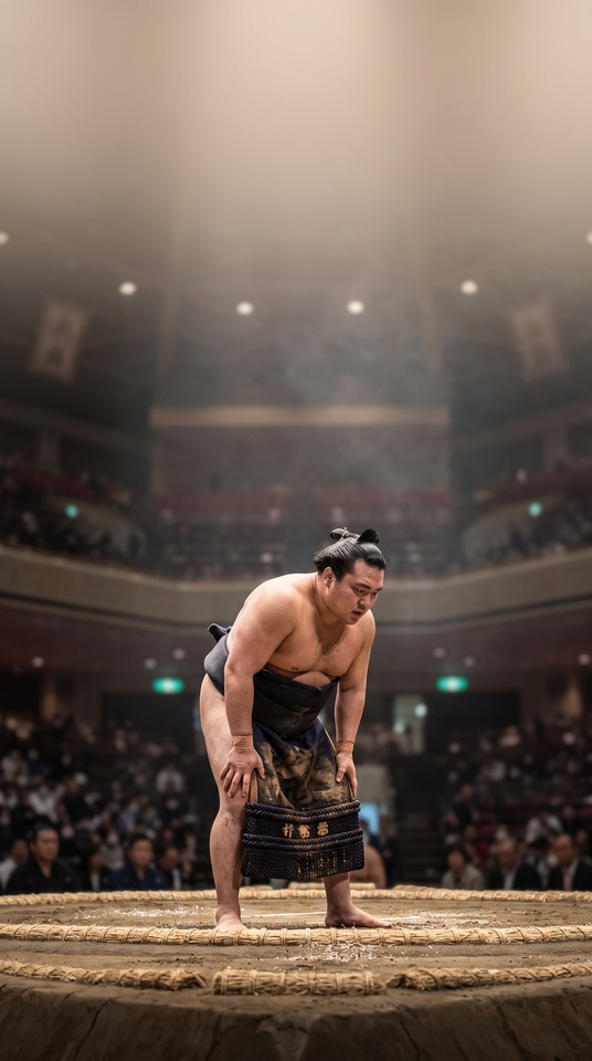 Onosato Sumo - Cinematic 4K Phone Wallpaper