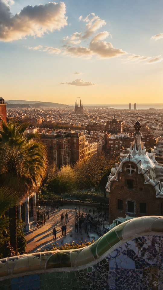 Barcelona el pais Stadtansicht - 4K Wallpaper