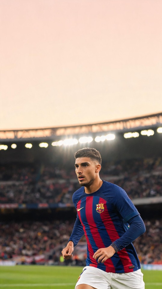 Ferran Torres - FC Barcelona 4K Phone Wallpaper