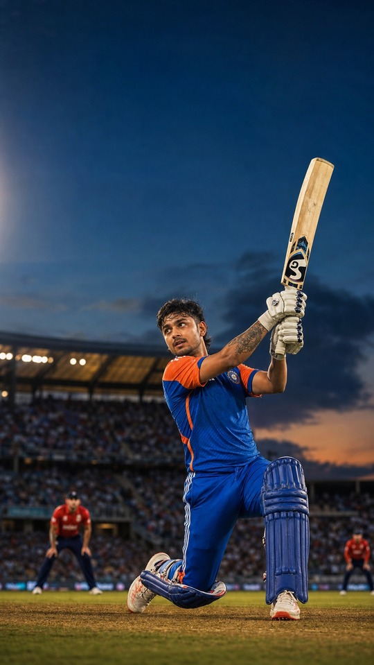 Ishan Kishan Indien Cricket - 4K Hintergrundbild