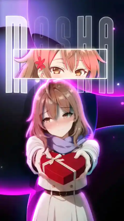 Masha Anime San Valentín - Fondo en Movimiento