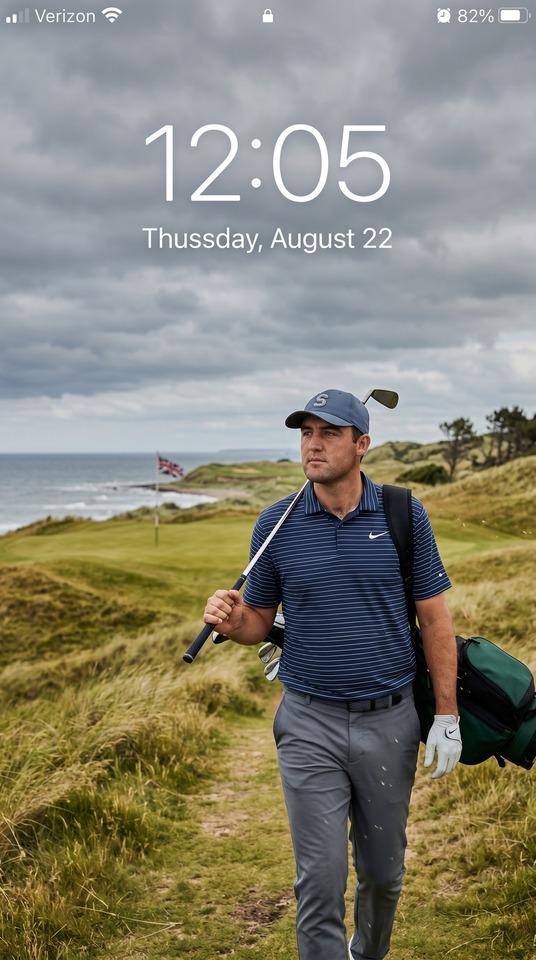 Scottie Scheffler Golf Professional - 4K Backgrounds