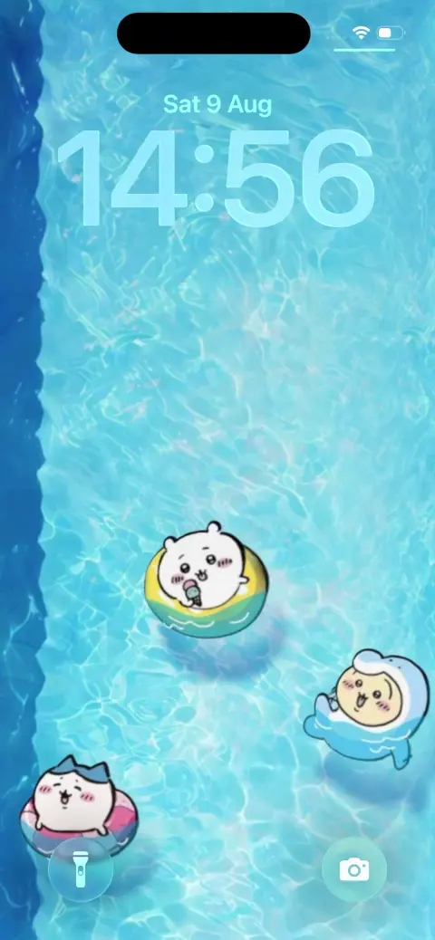 Chiikawa Verano Piscina - 4K Fondos para Celular