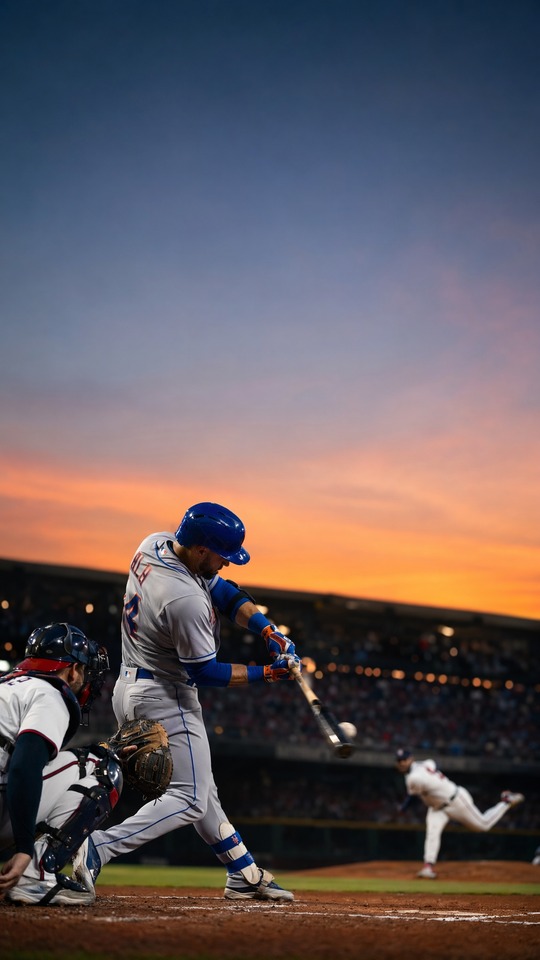 Braves vs Mets MLB Action - 4K Hintergrundbild