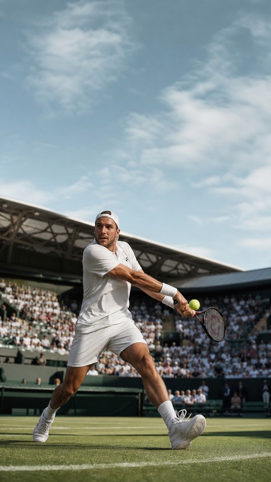 Struff Tennis Acción - Fondo de Pantalla de Deportes 4K