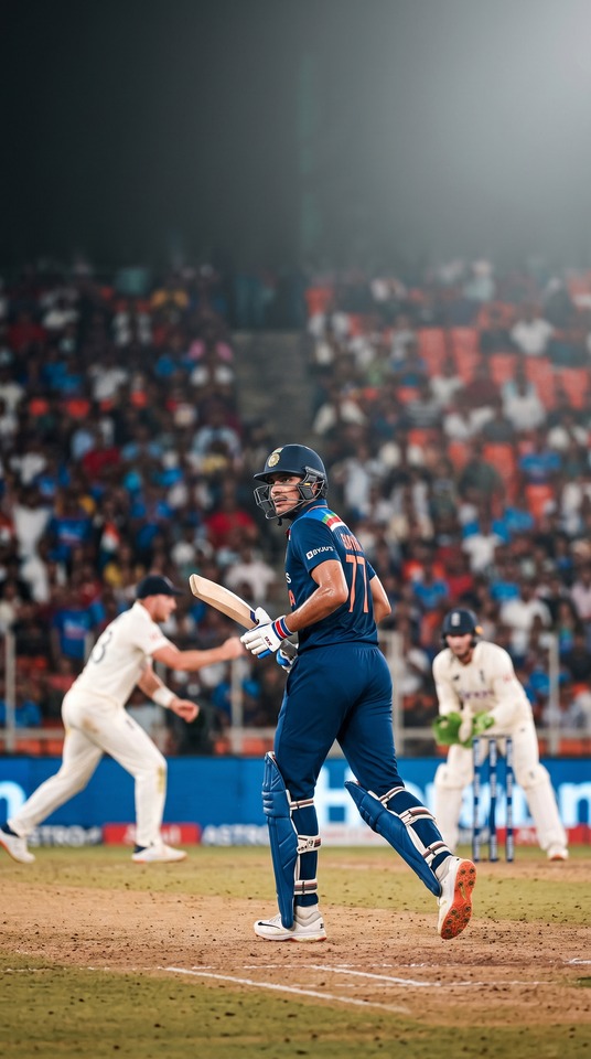 Eng vs Ind - Shubman Gill Cricket 4K Wallpaper