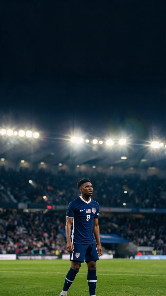 Folarin Balogun USMNT - 4K Soccer Wallpaper