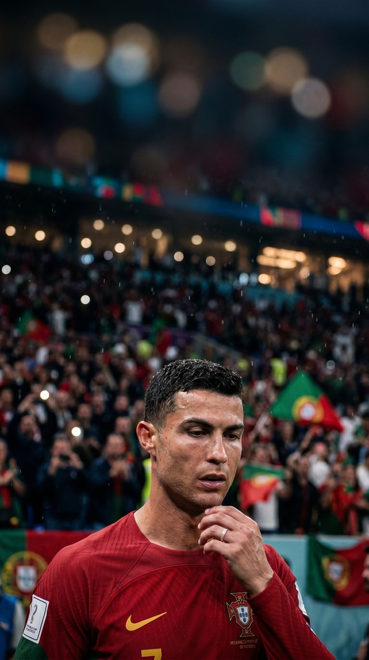 Has Ronaldo Won a World Cup? - Cinematic Cristiano Ronaldo Wallpaper