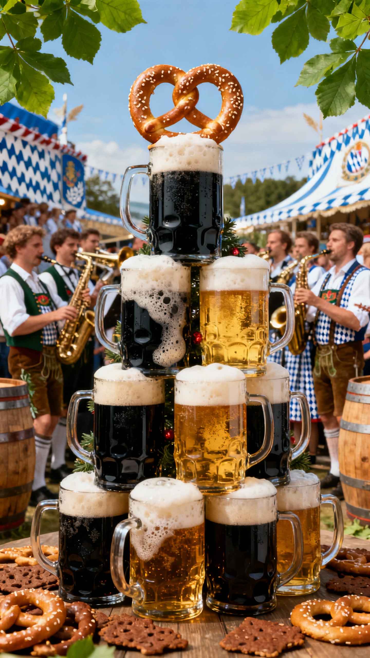Oktoberfest Wiesn Stimmung - 4K Handy Wallpaper