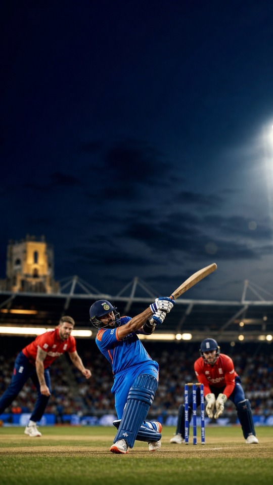 India vs England Cricket 4K Wallpaper
