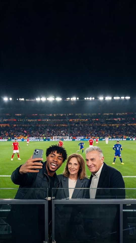 Ana Botín Juan Roig Selfie with IShowSpeed - 4K Wallpapers