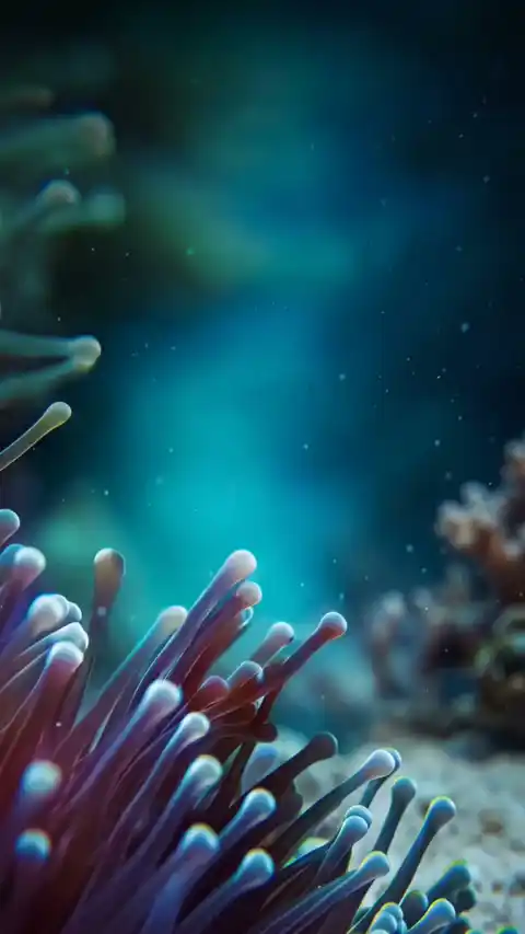 Underwater Sea Anemone 4K Live Wallpaper