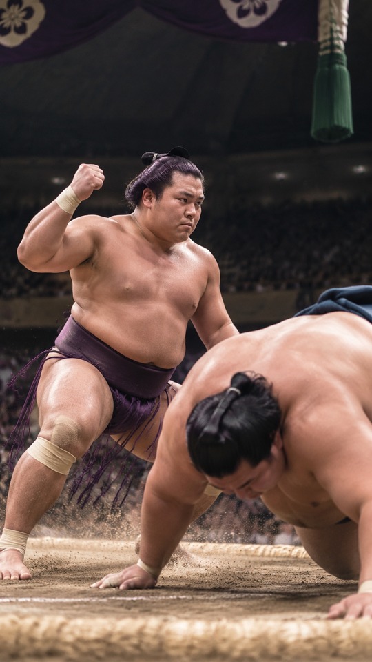 Fujinokawa Sumo Action - 4K Mobile Wallpaper
