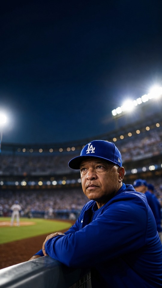 Dave Roberts Dodgers Manager - 4K Phone Wallpaper