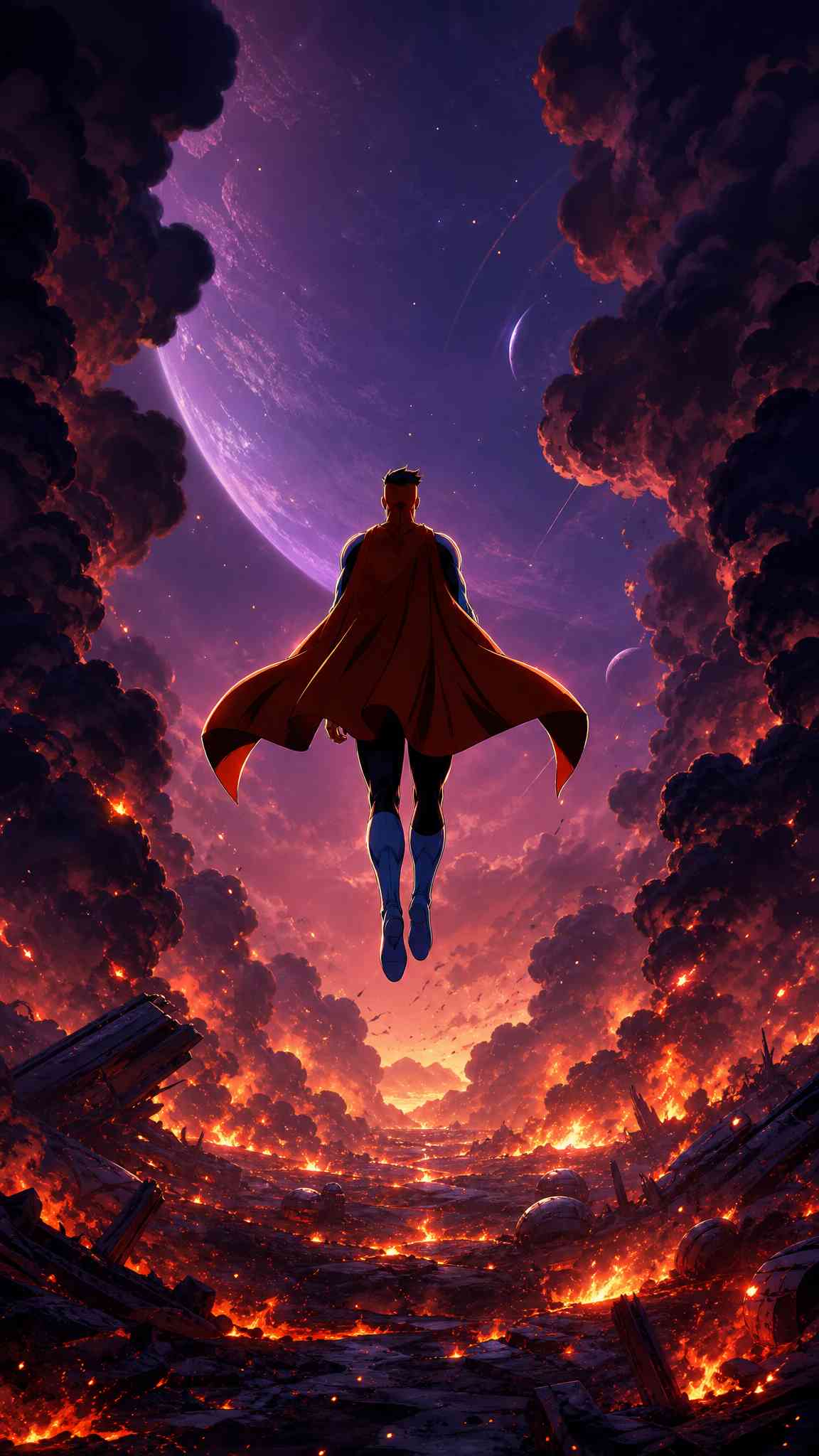 Omni-Man Invincible Epic - 4K Mobile Background