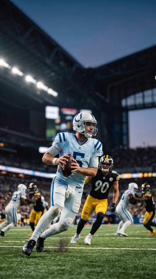 Joe Flacco vs Steelers - 4K NFL Hintergrundbild