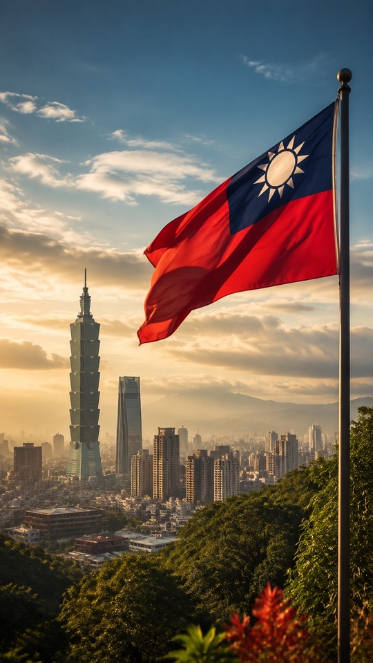 Taiwan Cityscape & Taipei 101 - 4K Wallpaper
