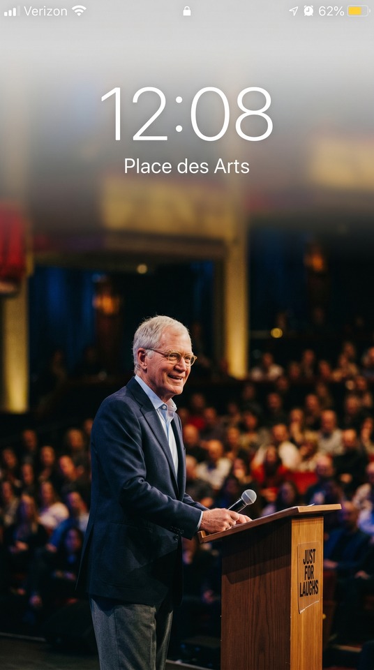 David Letterman at Just For Laughs - 4K Phone Wallpaper
