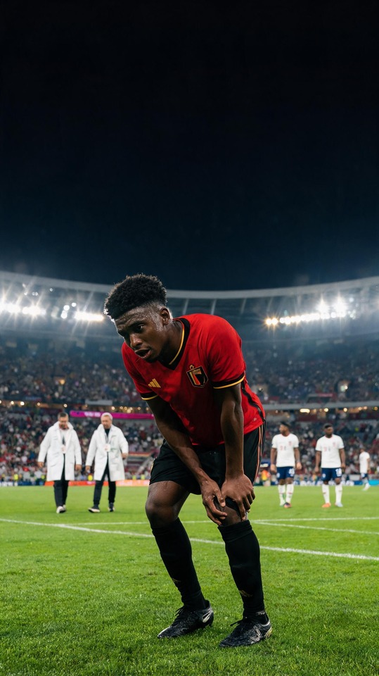 Amadou Onana Belgium World Cup - 4K Wallpaper