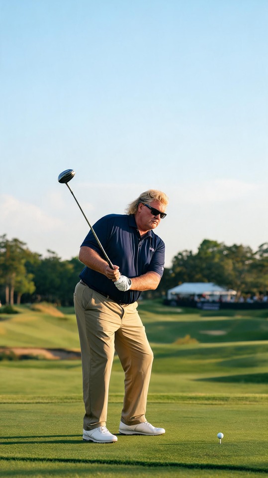 John Daly Realistic Golf Swing - 4K Wallpapers