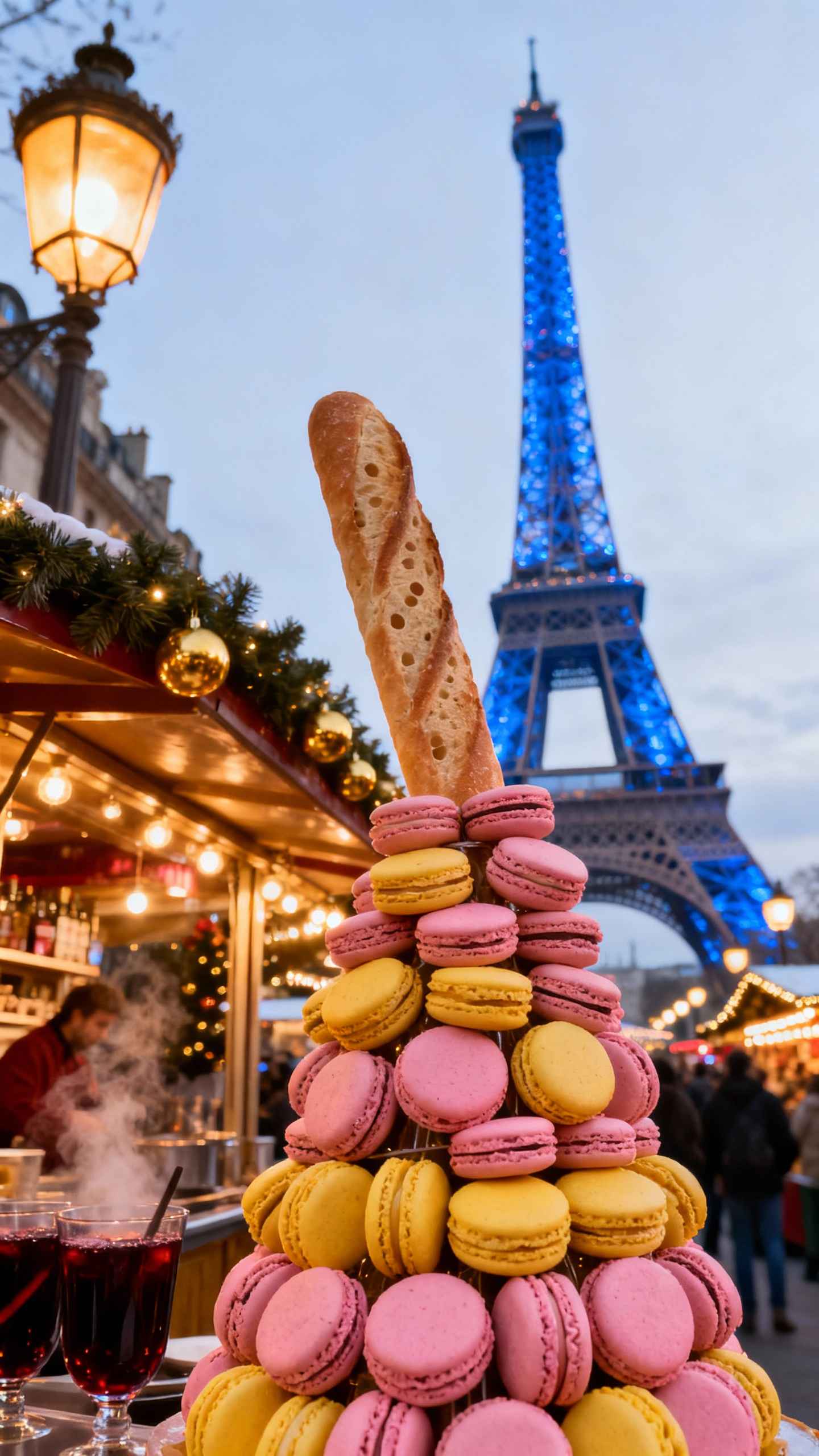 Marché de Noël de Paris - Fonds d'Écran 4K