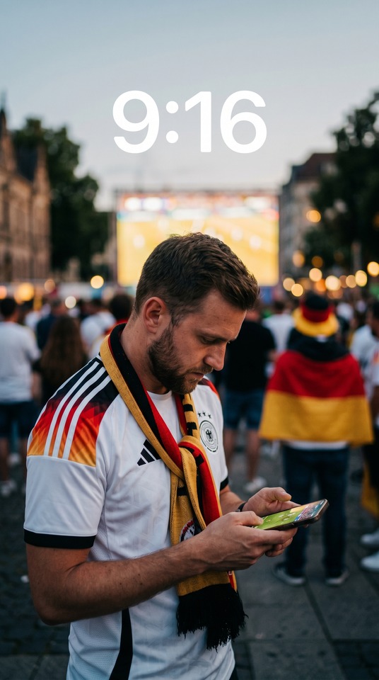 WM Spiel heute live Übertragung - Fußball Fan Handy Hintergrund