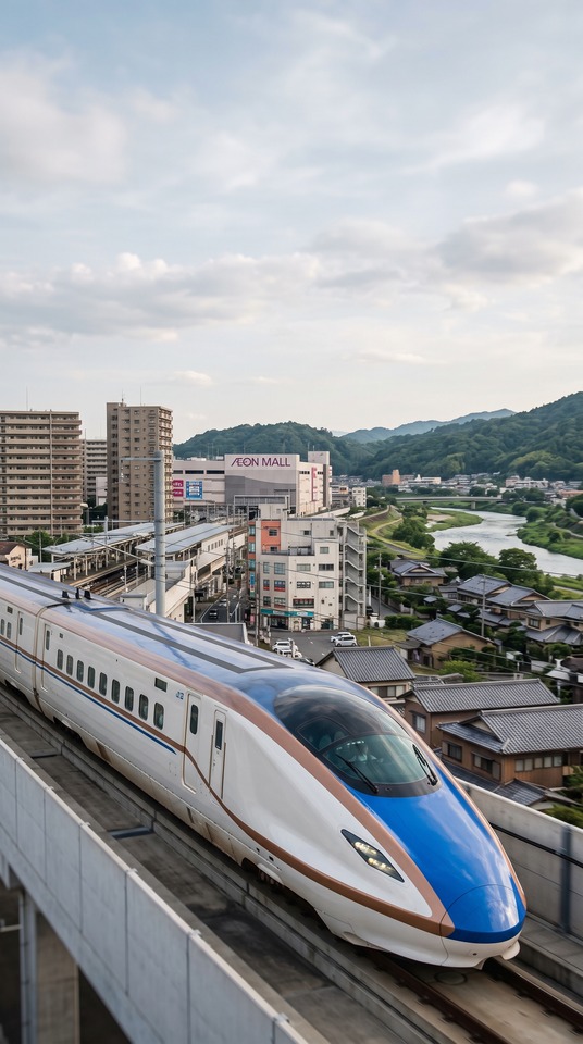 Hokuriku Shinkansen Train à Grande Vitesse - 4K