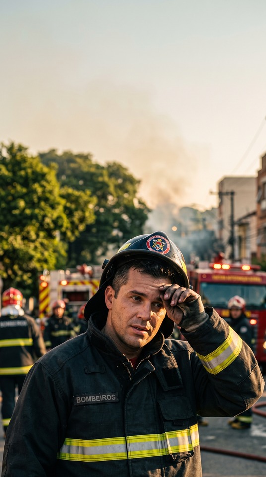 BOM Firefighter Realistic Subject - 4K Wallpapers