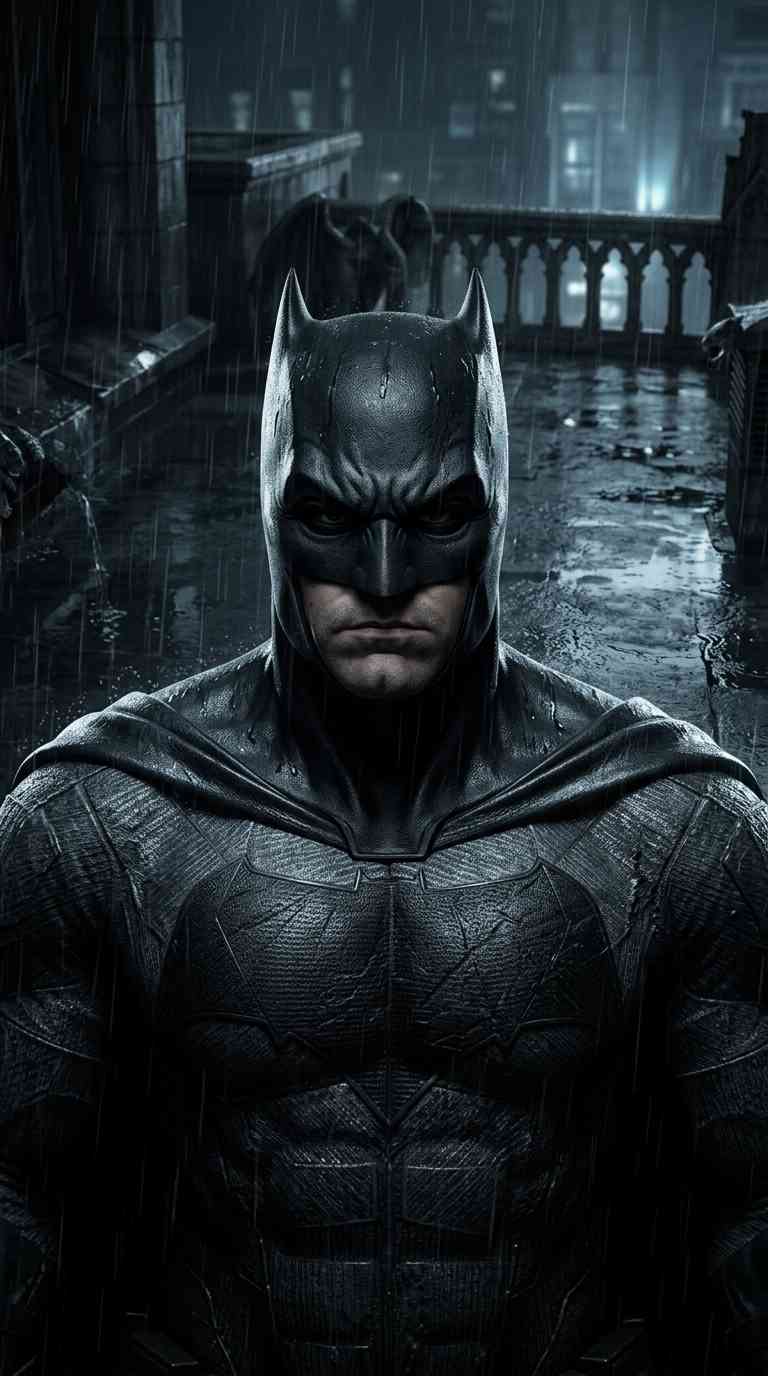 Batman Düster & Realistisch - 4K Hintergrundbild