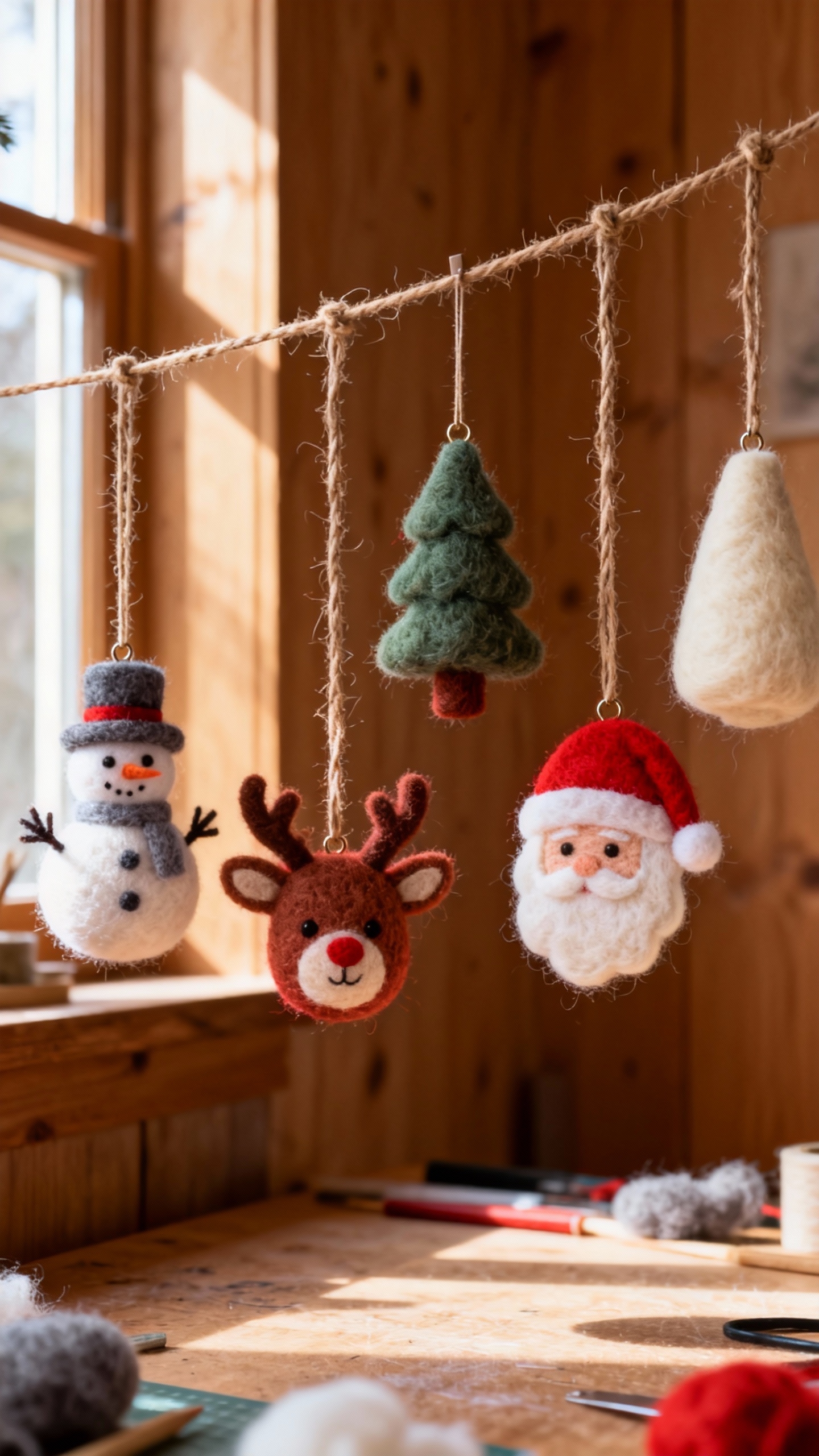 Christmas Felt Ornaments Handmade - 4K Wallpapers