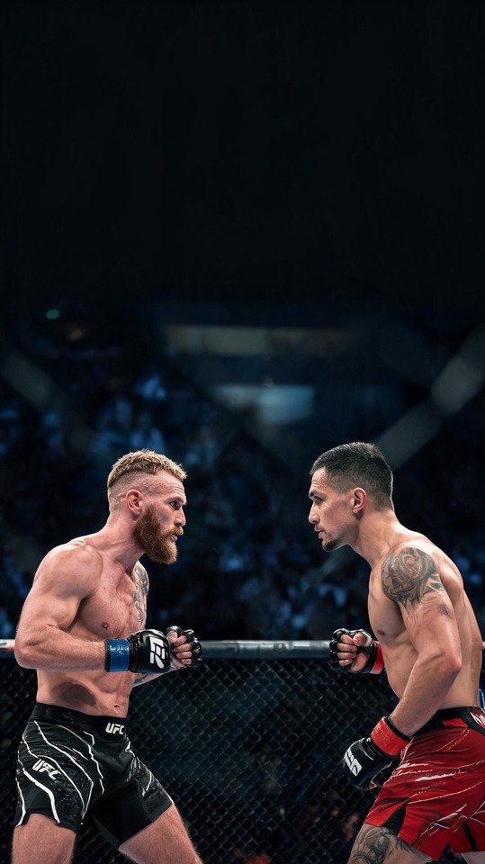 Conor McGregor vs Max Holloway 2 - 4K Phone Wallpaper