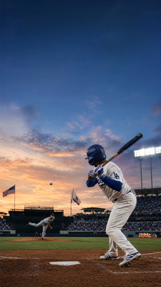 Rockies vs Dodgers Baseball - 4K Hintergrundbild