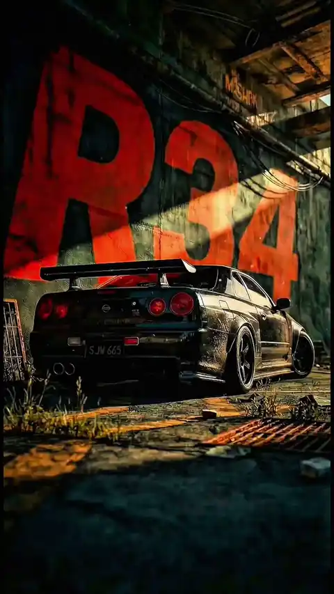 Nissan Skyline R34 GTR JDM - 4K Live Wallpaper