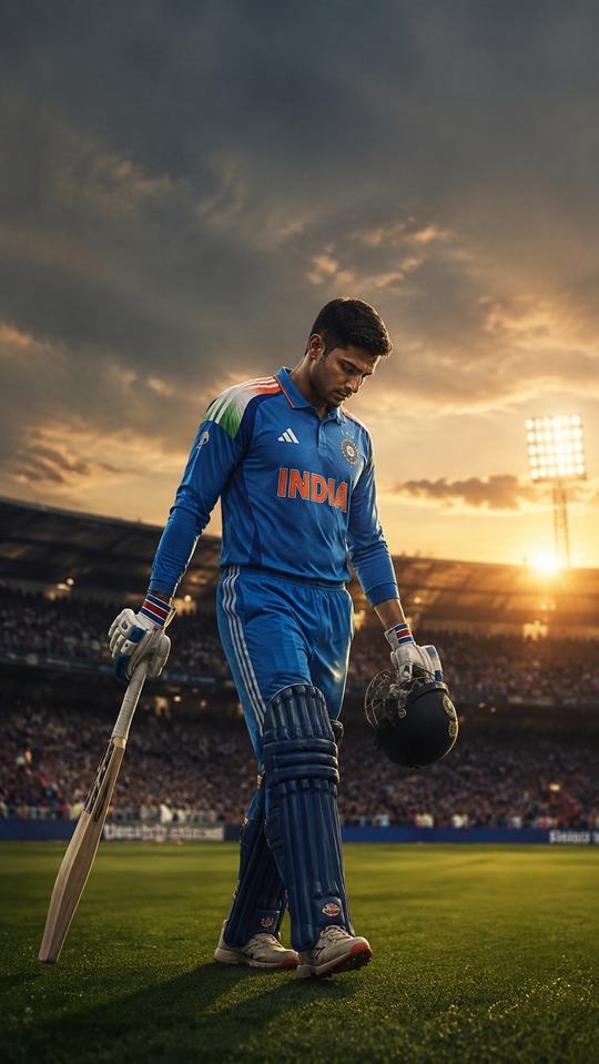 Shubman Gill - Indian Cricket Cinematic 4K Wallpaper