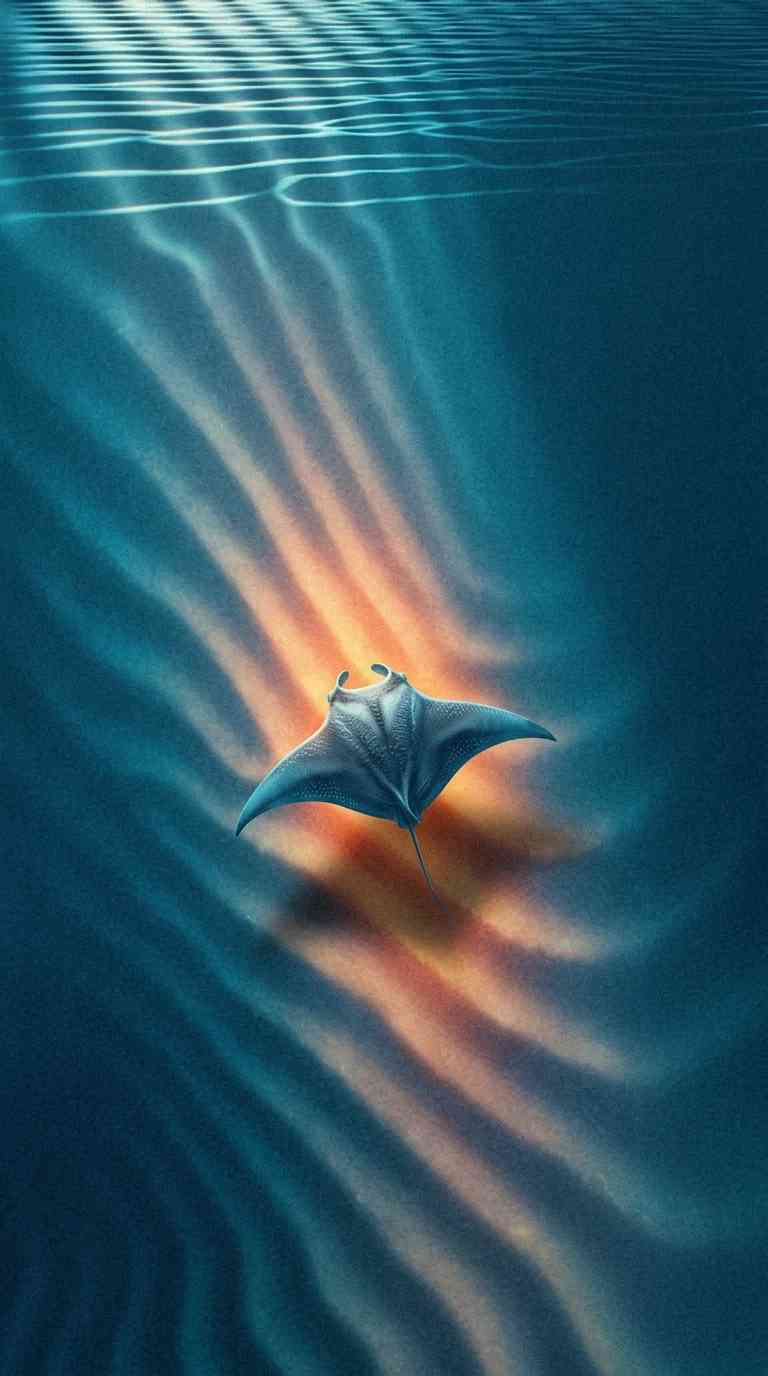 Manta Rochen - 4K Hintergrundbild