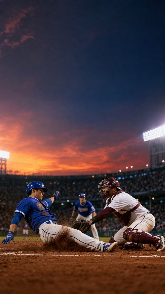 Samsung vs Kiwoom - Cinematic Baseball 4K Wallpaper