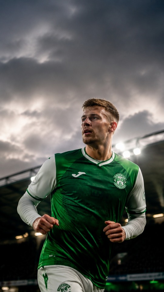 Nathan Lowe Hibernian FC - 4K Mobile Background