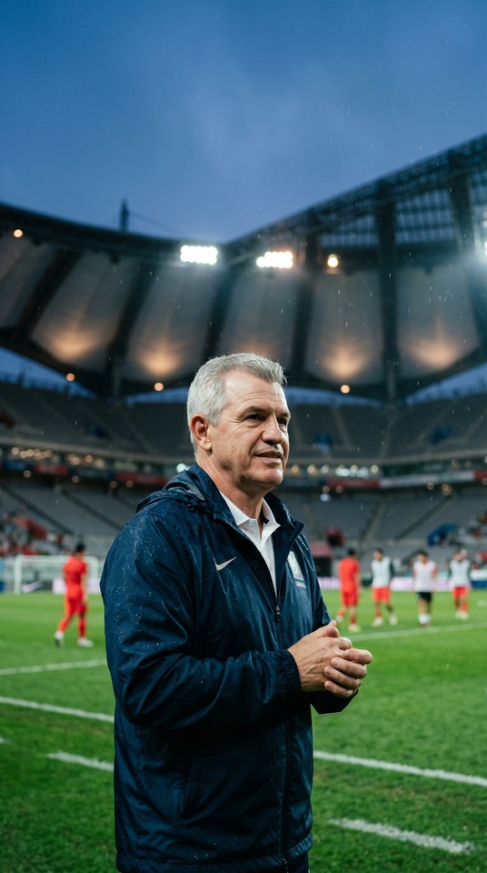 Javier Aguirre Stadium Scene - 4K Wallpaper