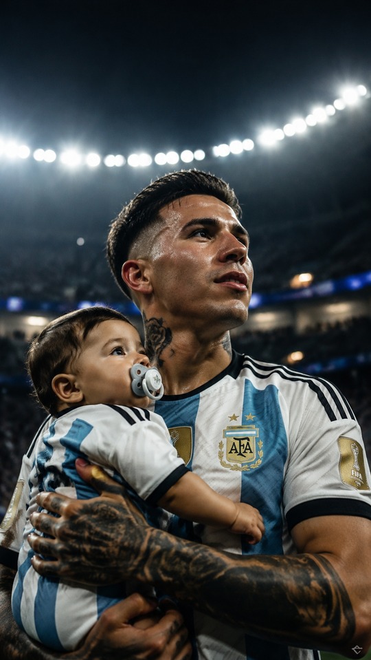 Enzo Fernández Selección Argentina - Fondos 4K