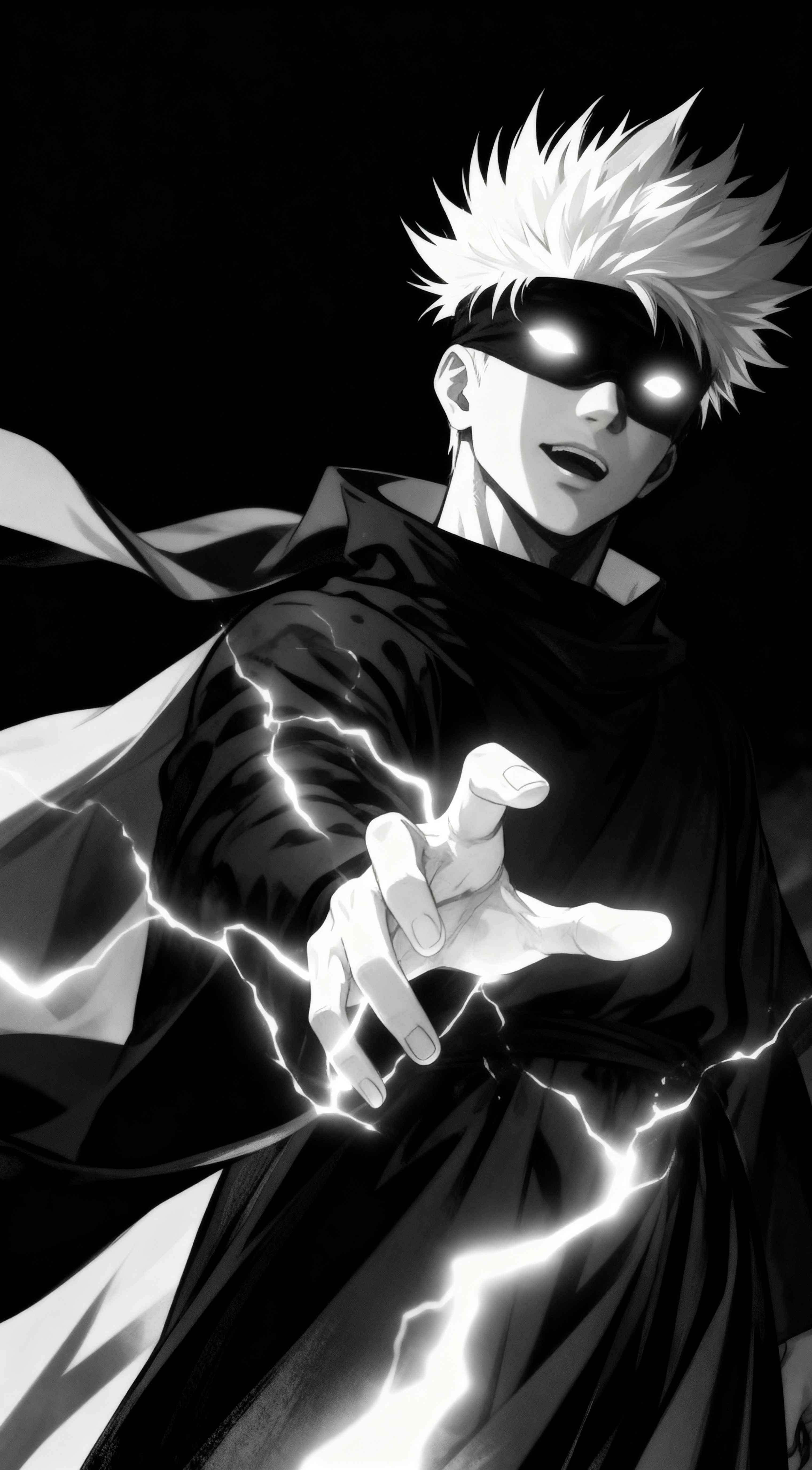 Satoru Gojo Estilo Manga - Fondos para Celular 4K