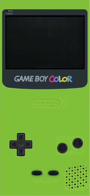 Game Boy Color Limettengrün - Handy Hintergrundbild