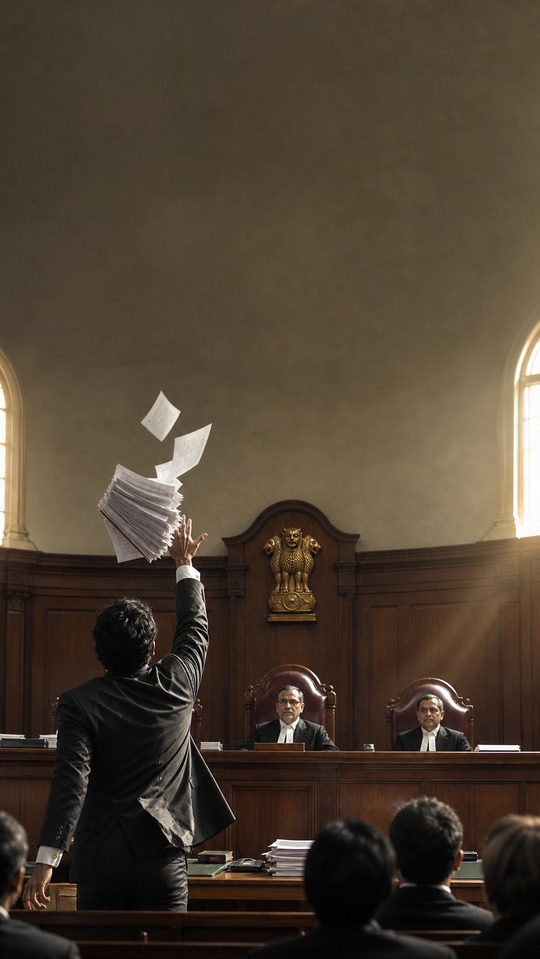 CJI Supreme Court Drama - 4K Phone Background