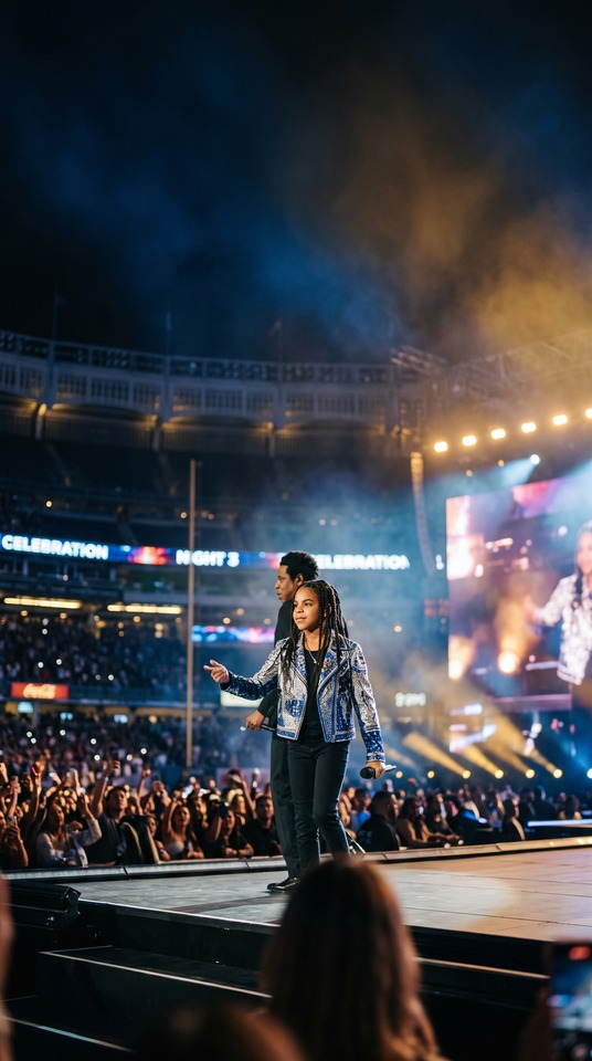 Blue Ivy Carter Concert Moment - 4K Phone Wallpaper