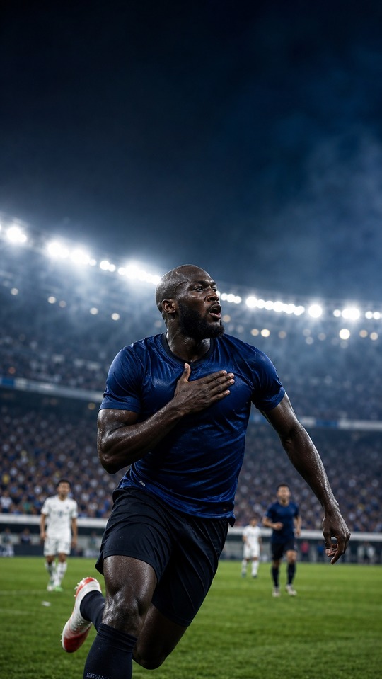 Romelu Lukaku Cinematic Football - 4K Wallpapers
