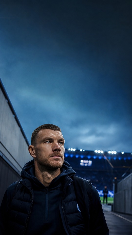 Edin Džeko Fútbol 4K Fondos de Pantalla