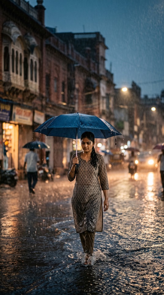 勒克瑙天氣 (Weather Lucknow) 雨夜唯美桌布