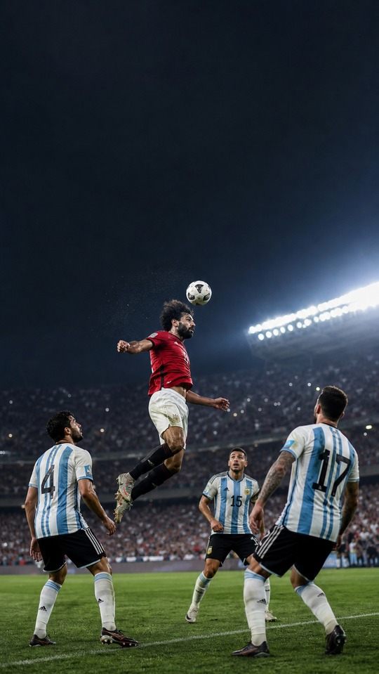 Argentina vs Egypt - 2026 FIFA World Cup 4K Football Wallpaper