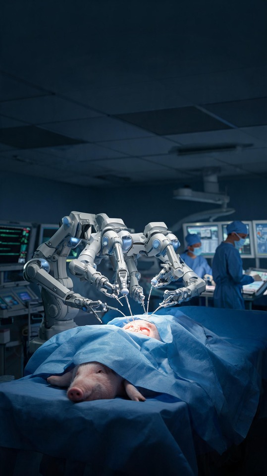 Robot Surgeon - Cinematic 4K Wallpaper